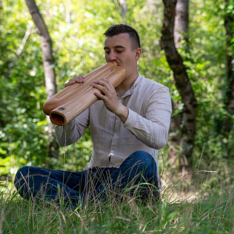 Z-shaped Didgeridoo D - Sacral Chakra - Z-Shaped Didgeridoo