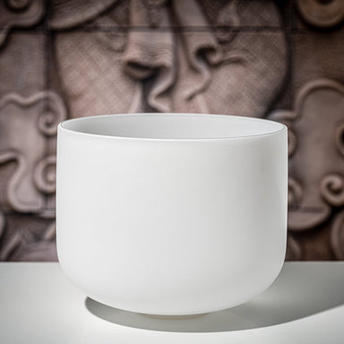 432 Hz 12" Crystal Singing Bowl Note E - Solar Chakra - Crystal Singing Bowls