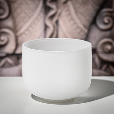 432 Hz 8" Crystal Singing Bowl Note B - Crown Chakra - Crystal Singing Bowls