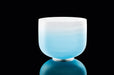 440 Hz 10" Throat Chakra Crystal Singing Bowl Note G Blue Color - Crystal Singing Bowls
