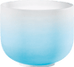 440 Hz 10" Throat Chakra Crystal Singing Bowl Note G Blue Color - Crystal Singing Bowls