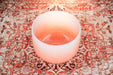 440 Hz 13" Sacral Chakra Crystal Singing Bowl Note D Orange Color - Crystal Singing Bowls