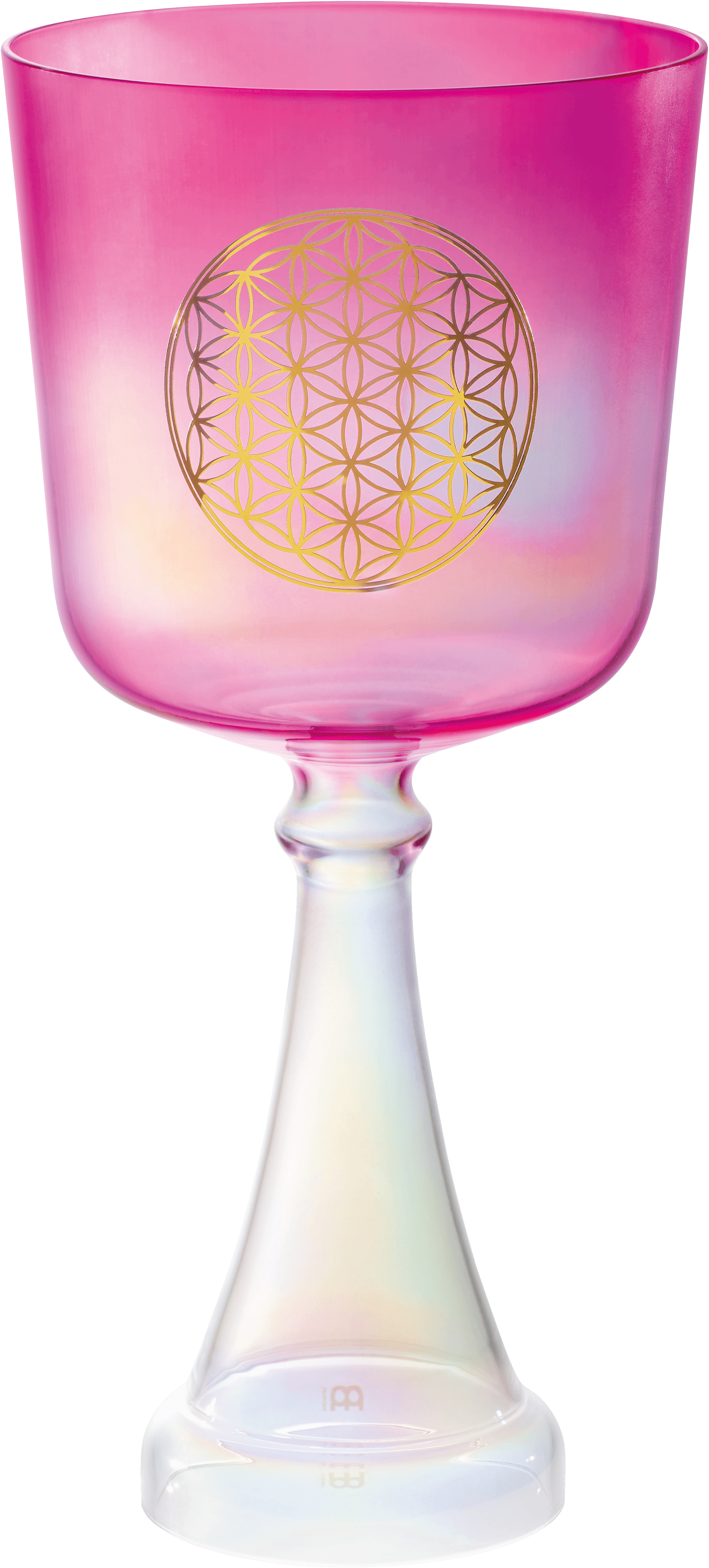 349.23 Hz Flower Of Life Crystal Singing Chalice 6" Note F3- Heart Chakra - Crystal Singing Chalices