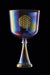 174.61 Hz Flower Of Life Crystal Singing Chalice 8" Note F3 - Heart Chakra - Crystal Singing Chalices
