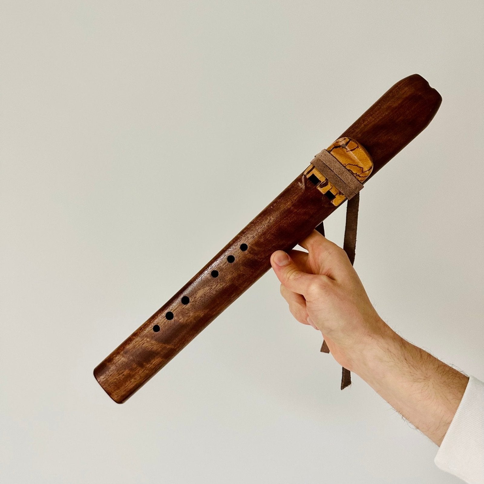 Exotic Double Drone Flute in Mid B - Release & Connect - Native American Flute