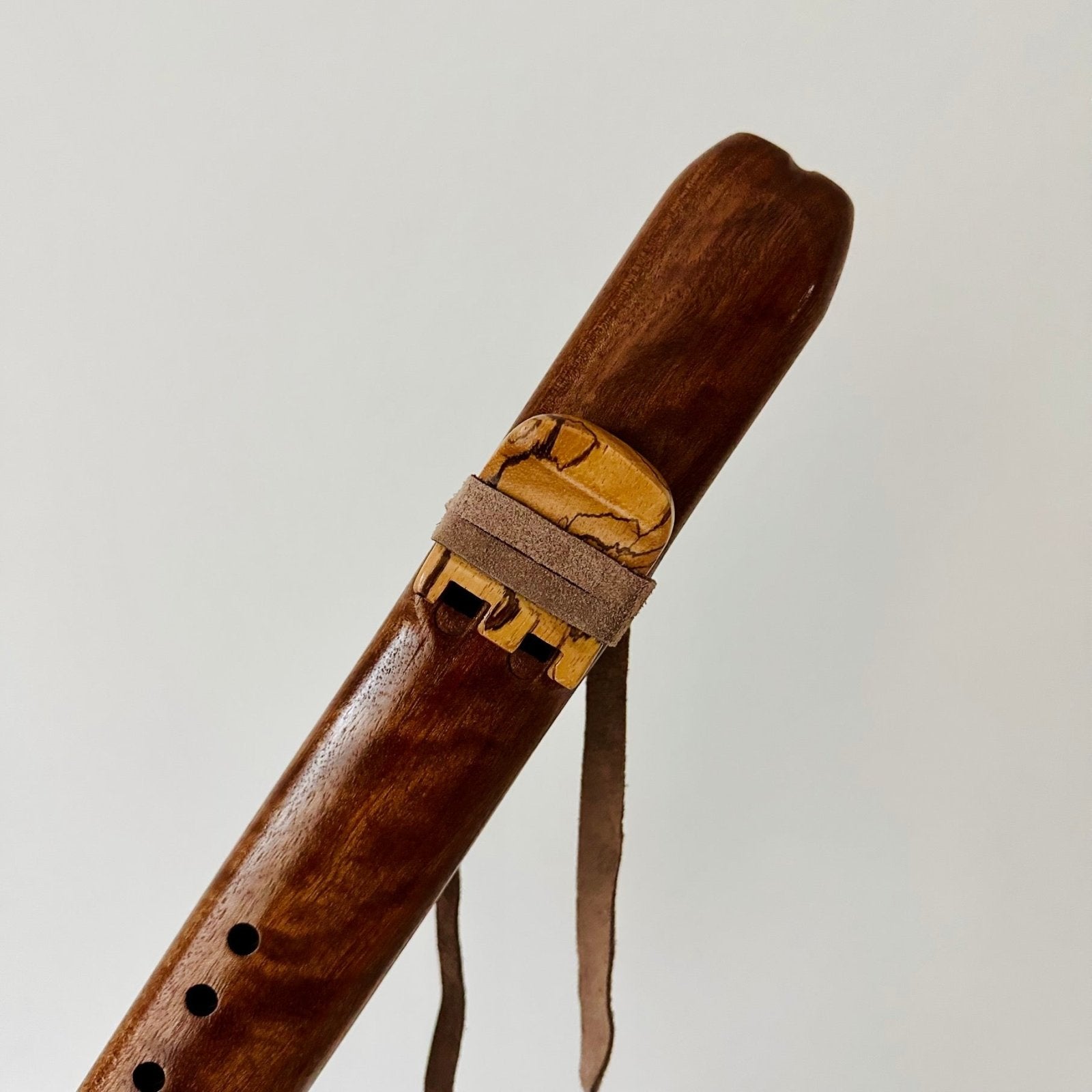Exotic Double Drone Flute in Mid B - Release & Connect - Native American Flute