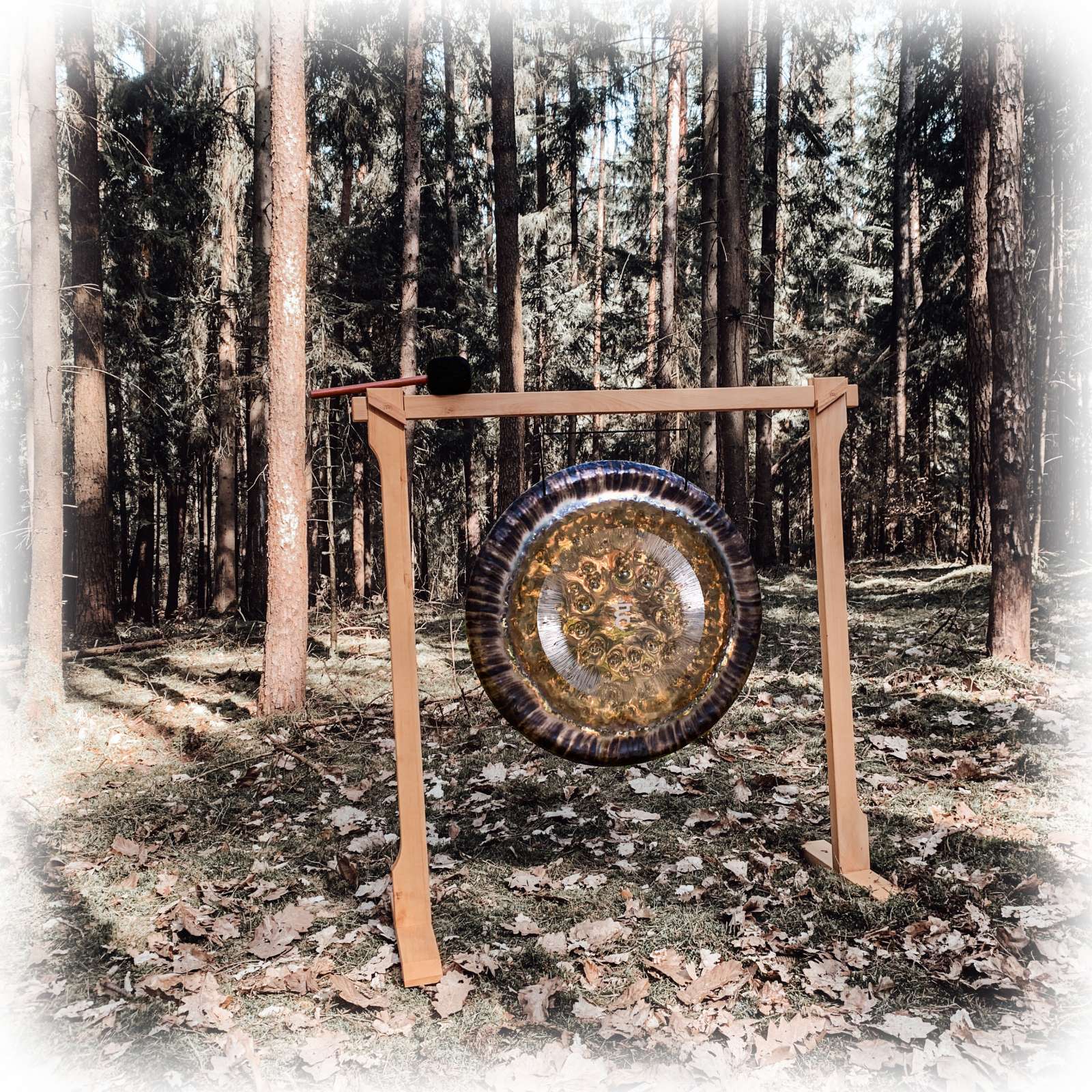 24" Third Eye Brow Chakra Gong - Note A2 / 221.23 Hz - Made in Germany - Chakra Gong
