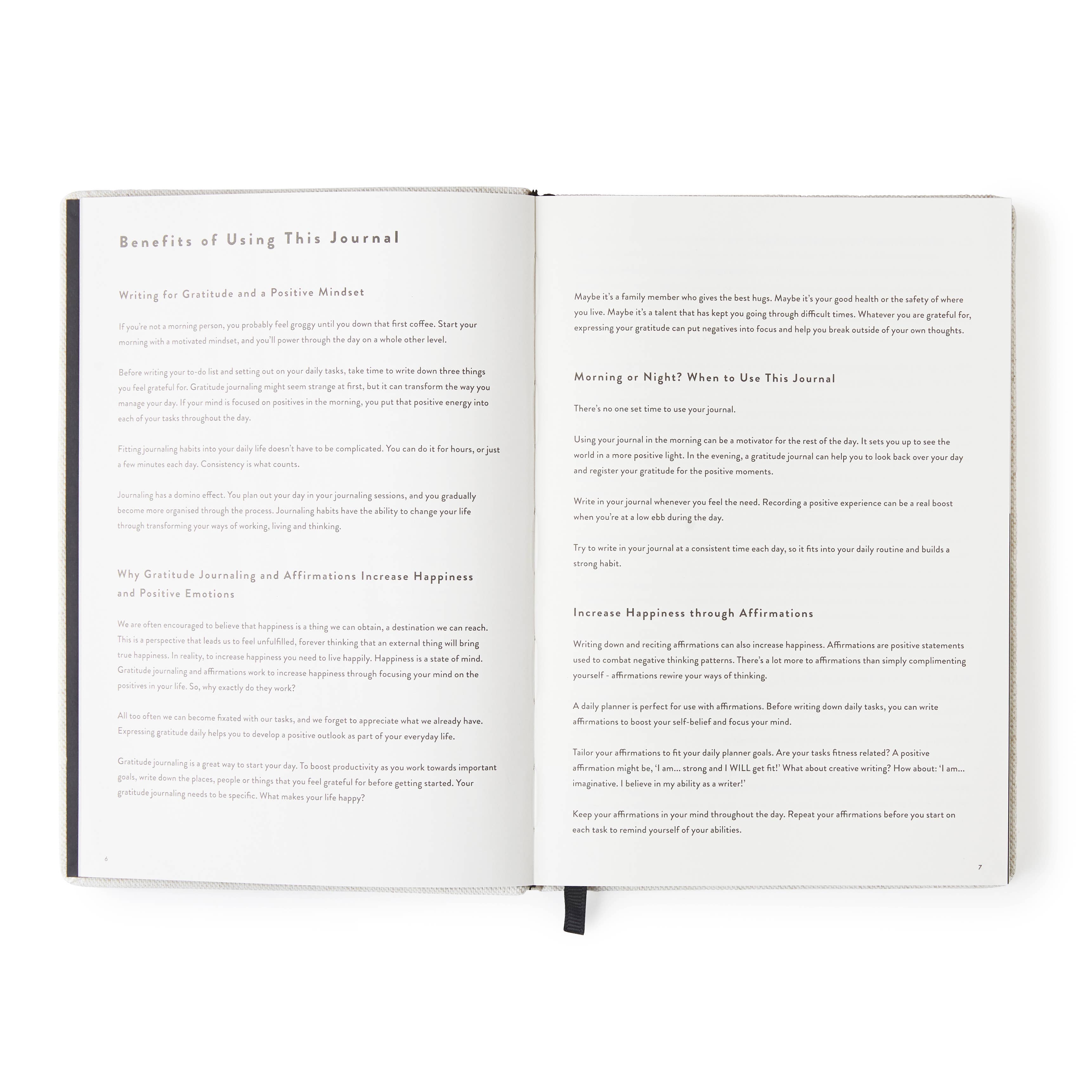 Day of Gratitude Journal Black — Sound Healing LAB