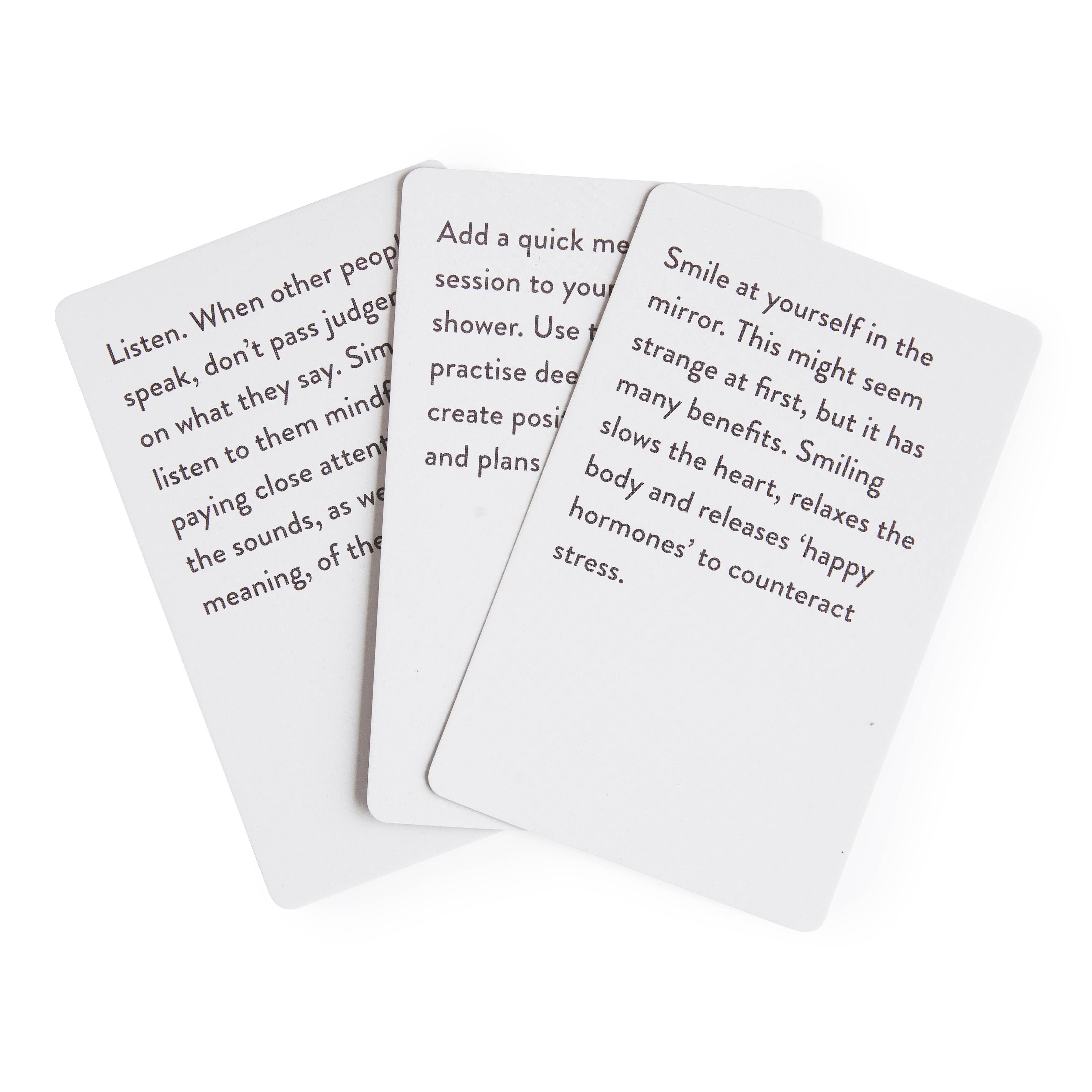 Mindfulness Meditation Card Deck - Card Games