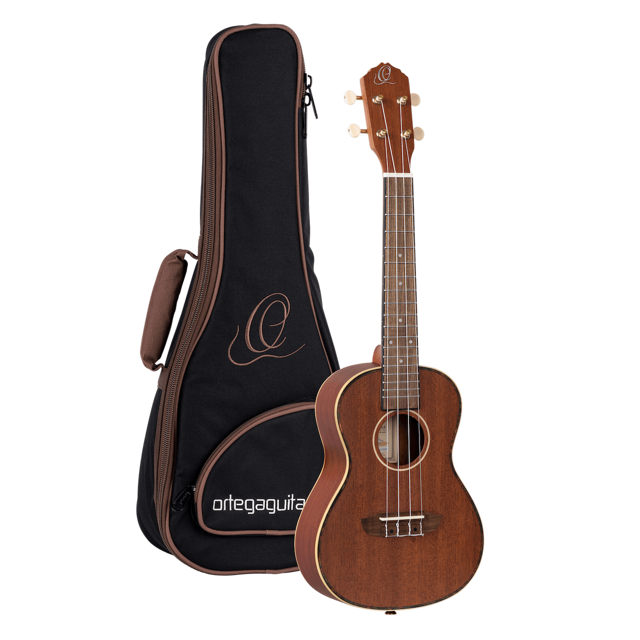 Timber Series Concert Ukulele - Solid Natural Mahogany Acoustic with Gig Bag - Timber Series Ukukele