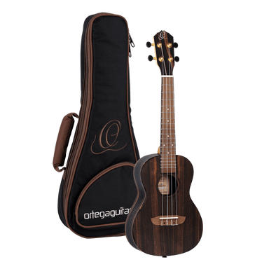Ebony Concert Ukulele - Natural Acoustic with Gig Bag - Timber Series Ukukele