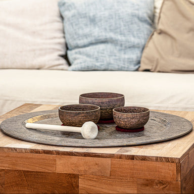 Origin Raw Singing Bowls Complete Set of 3 - Origin Series Singing Bowl Set