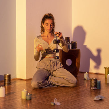 Zen Hanging Singing Bowls Bell Chimes Set of 3 - Zen Singing Bowl Set