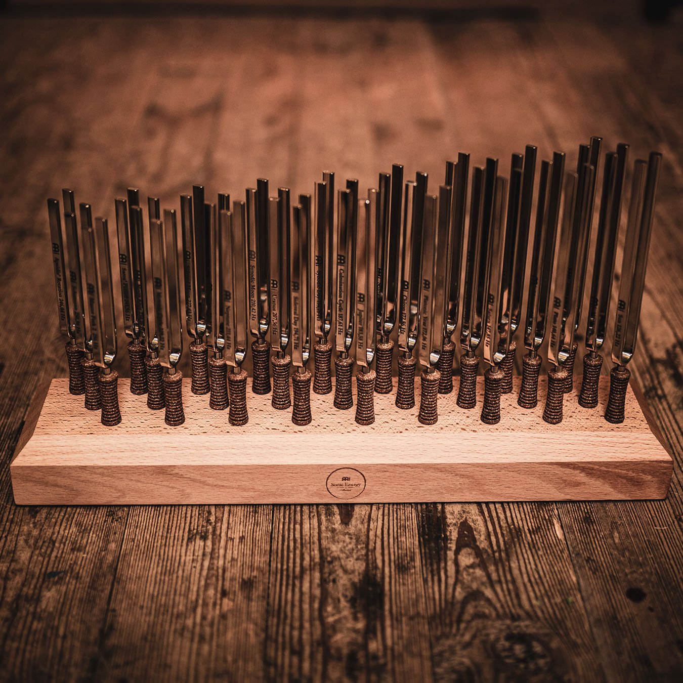 Planetary Tuning Forks Complete Set of 27 Handmade Steel Tuners - Planetary Tuned Tuning Forks