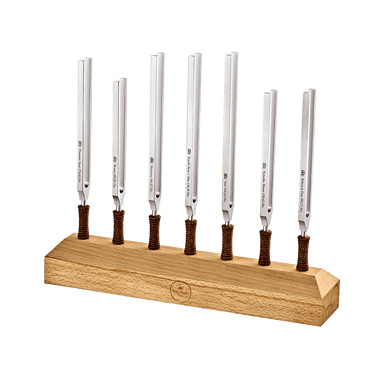 Premium Weighted Therapy Tuning Fork Chakra Set of 7 - Sound Therapy Tuning Forks