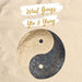 20" Yin Yang Gong - Harmony - Wind Gong Yin Yang